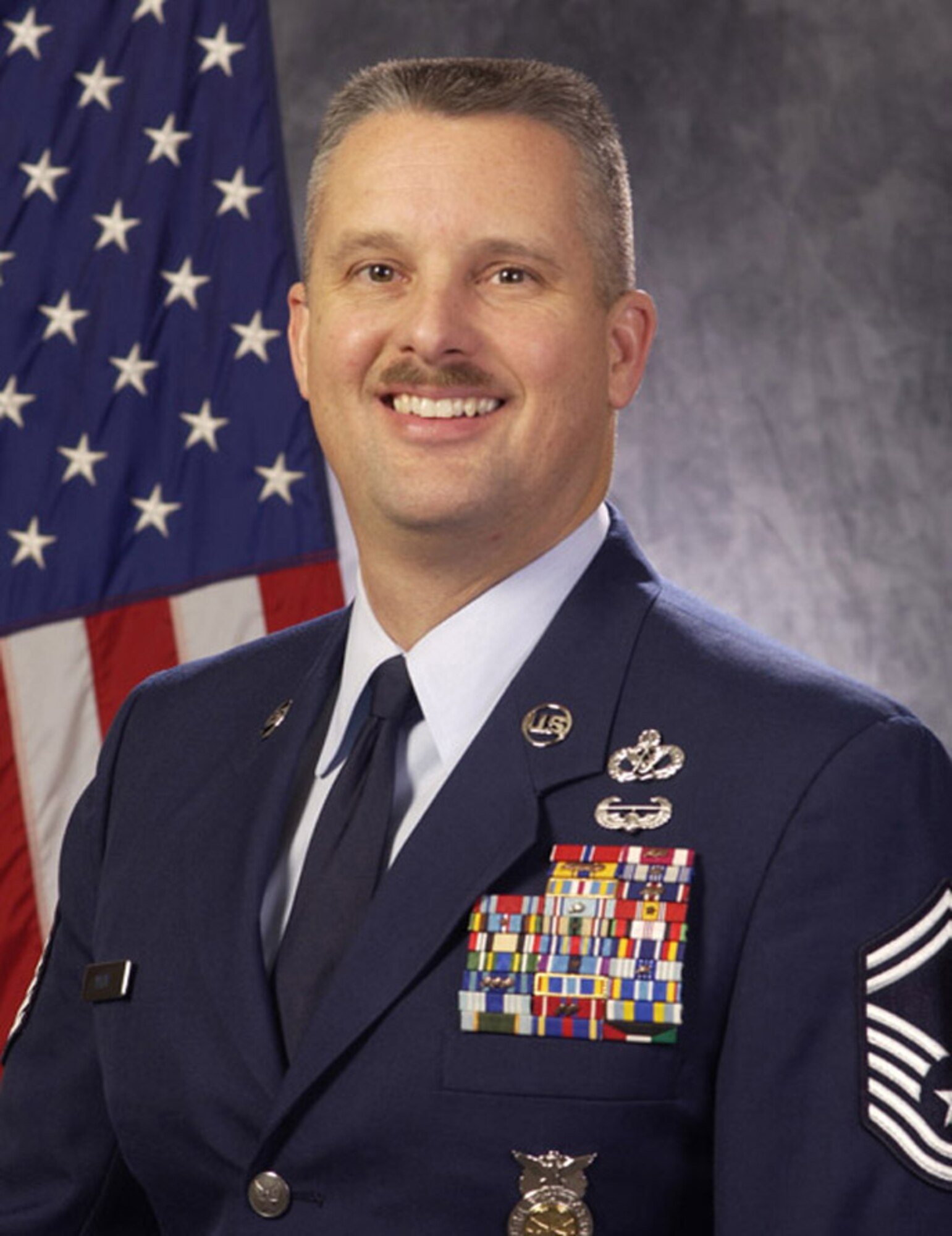 Senior Master Sgt. Jeffrey Felty, 35th Civil Engineer Squadron fire and emergency services flight superintendent, was named Misawa Senior NCO of the Year for 2006.

What does being an annual award winner mean to him? "Being selected as Misawa Air Base's SNCO of the Year is an honor.  The high caliber of personnel assigned to Misawa made it a very competitive selection process and to be the SNCO representative was a culmination of hard work and dedication at all levels."
(U.S. Air Force photo by Manabu Matsuura)