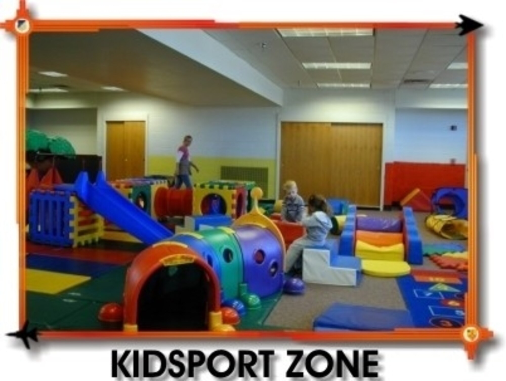 The Kidsport Zone has relocated to its temporary location in the old BX.