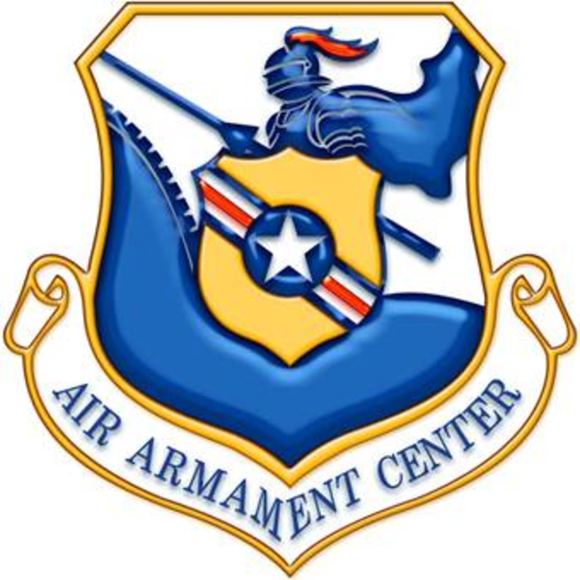 The Air Armament Center shield.