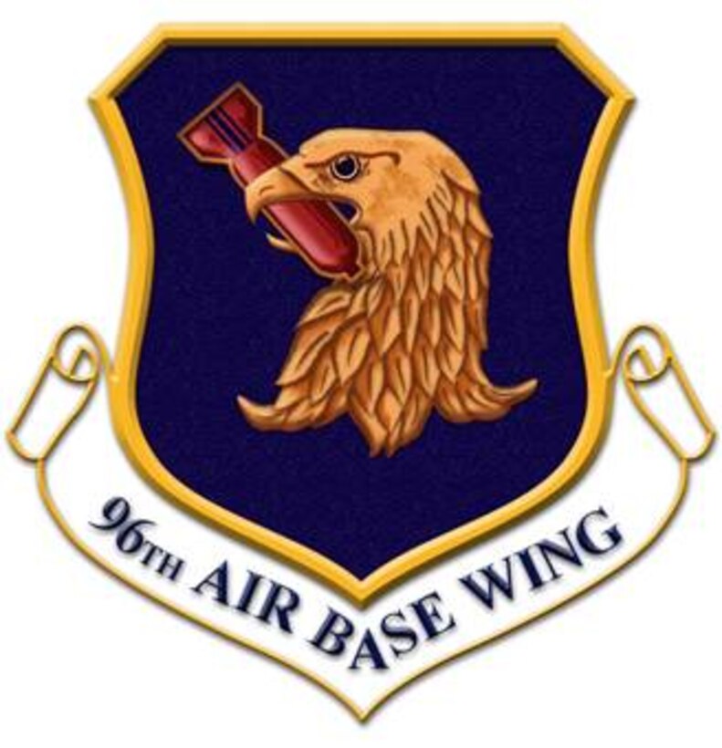 The 96th Air Base Wing shield.