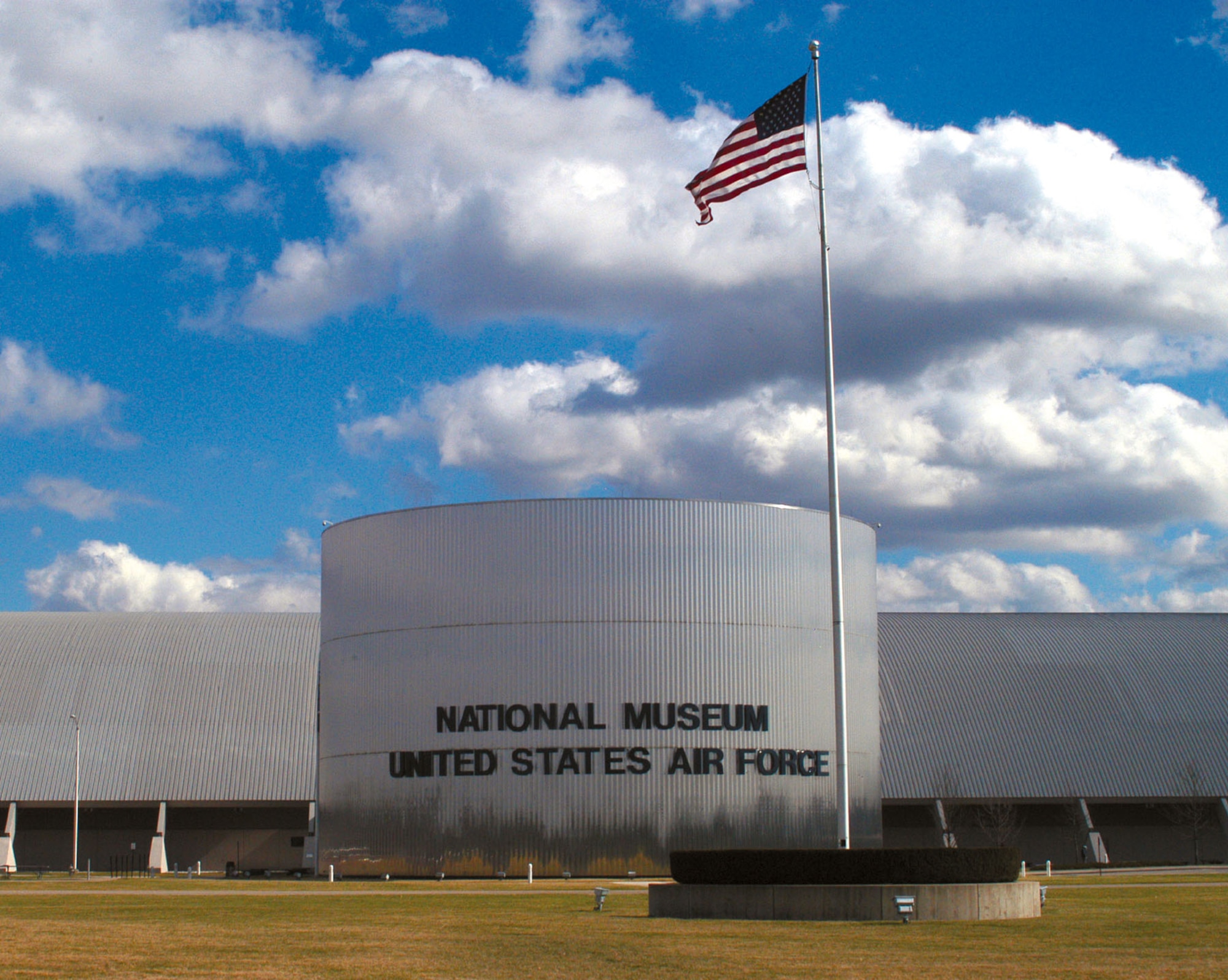 DAYTON, Ohio -- Front view of the National Museum of the United States Air Force. (U.S. Air Force photo)