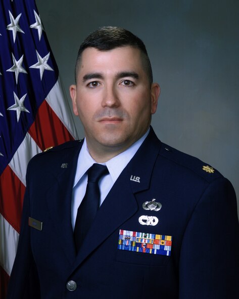 Maj. Ronnie Doud, 47th Contracting Squadron commander 
