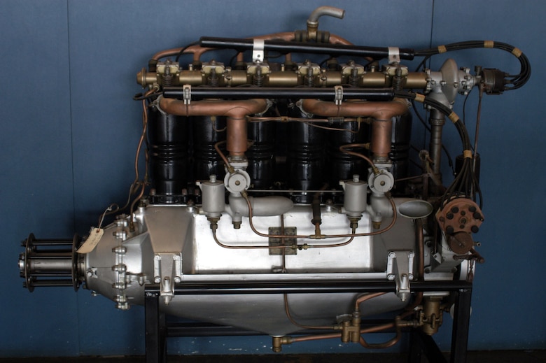 DAYTON, Ohio -- Rolls Royce Hawk on display in the Research & Development Gallery at the National Museum of the United States Air Force. (U.S. Air Force photo)