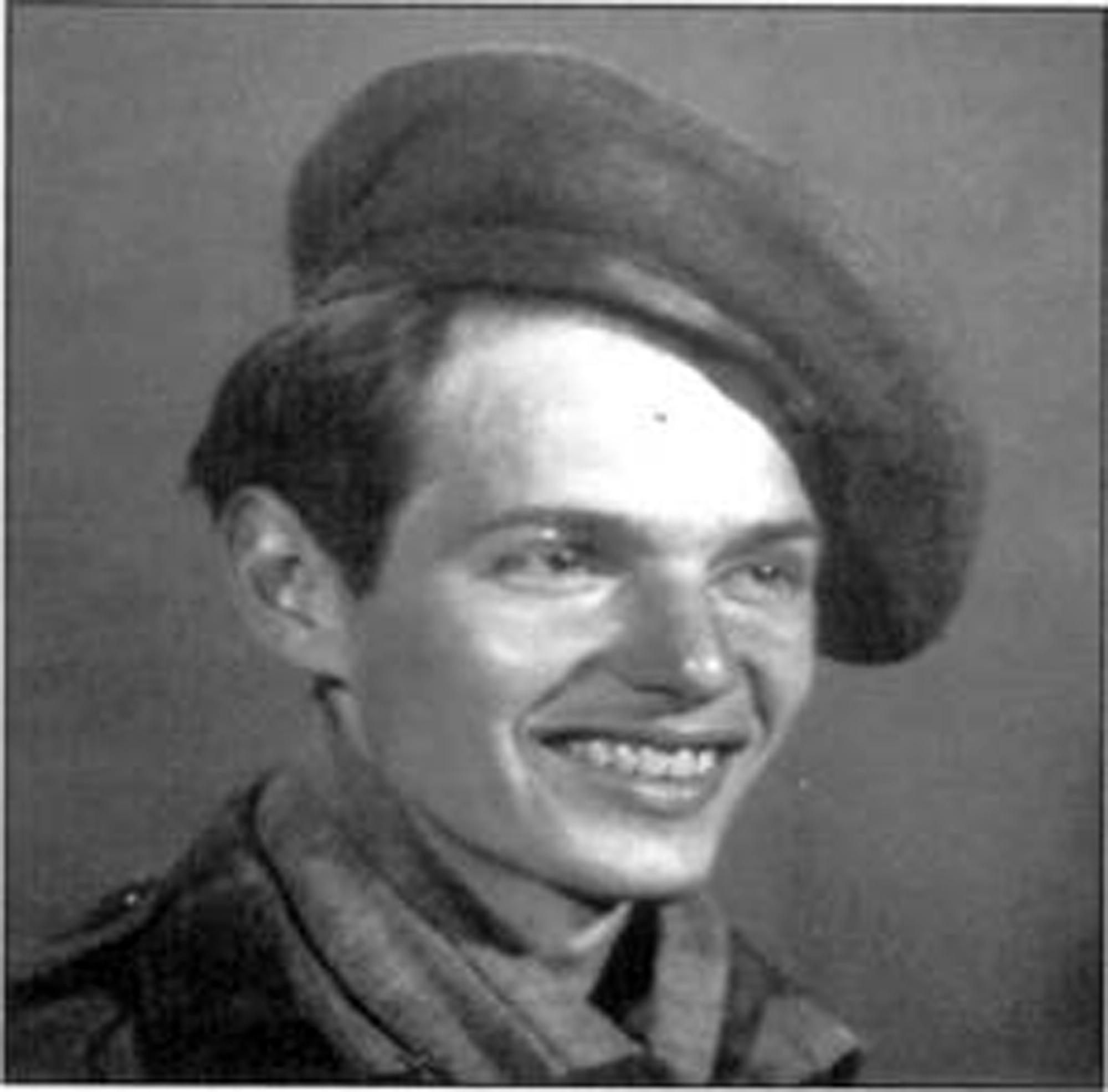 This photo was taken of Tech. Sgt. Airey in Belgium, May 1945, one week after the British liberated him as a prisoner of war. 