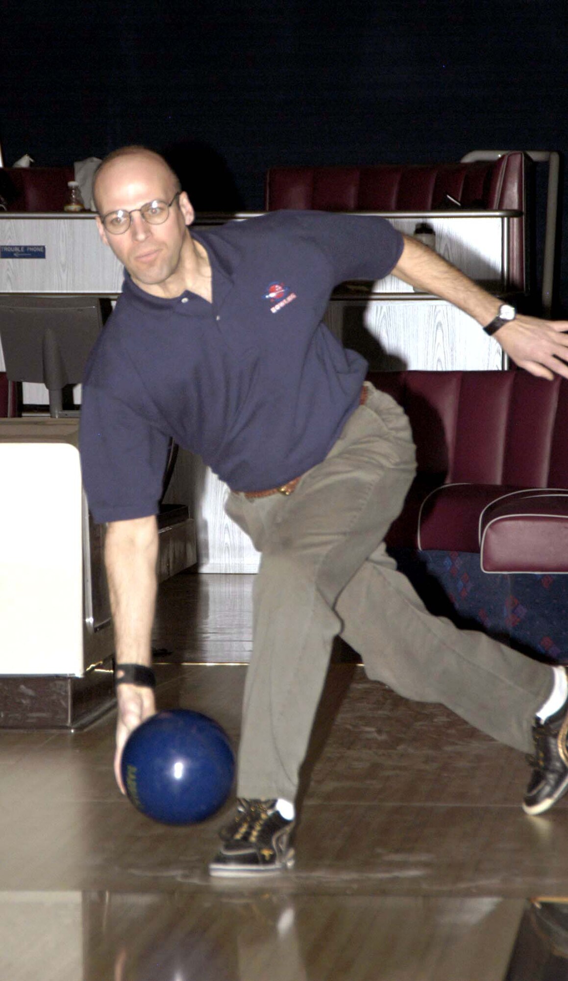 Master Sgt. Martin Bedford is the Air Force 2006 Male Athlete of the Year.  When not bowling, Sergeant Bedford is a special purpose vehicle and equipment mechanic at Kunsan Air Base, Korea.  (U.S. Air Force photo)