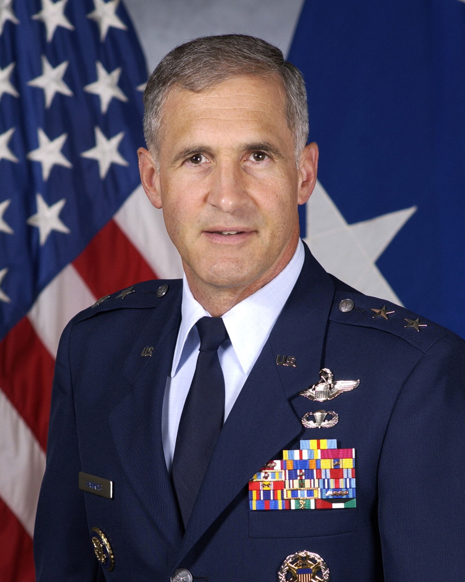 Major General James Hawkins, 18th Air Force commander visited Pope Jan. 3 and 4.