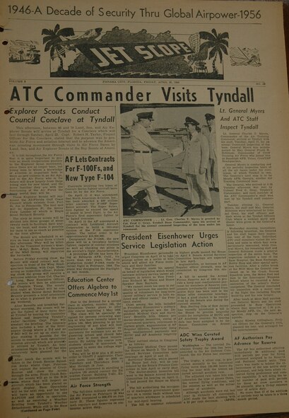 The 1950s brought a new name and new front page style as the publication transitioned from a newsletter to newspaper as seen in this edition which made print in 1956.