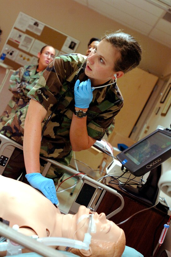 Air Force medical technical training students are among the Airmen in training at Sheppard Air Force Base, Texas, now enjoying expedited privileges following the implementation of a new phase program there. (U.S. Air Force photo/Tech. Sgt. Cecilio Ricardo Jr.)