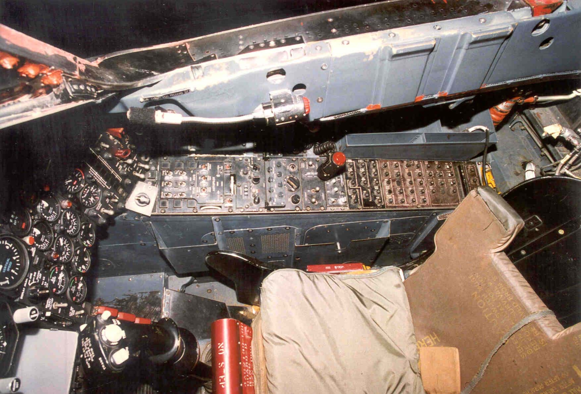 DAYTON, Ohio -- Lockheed SR-71A cockpit at the National Museum of the United States Air Force. (U.S. Air Force photo)