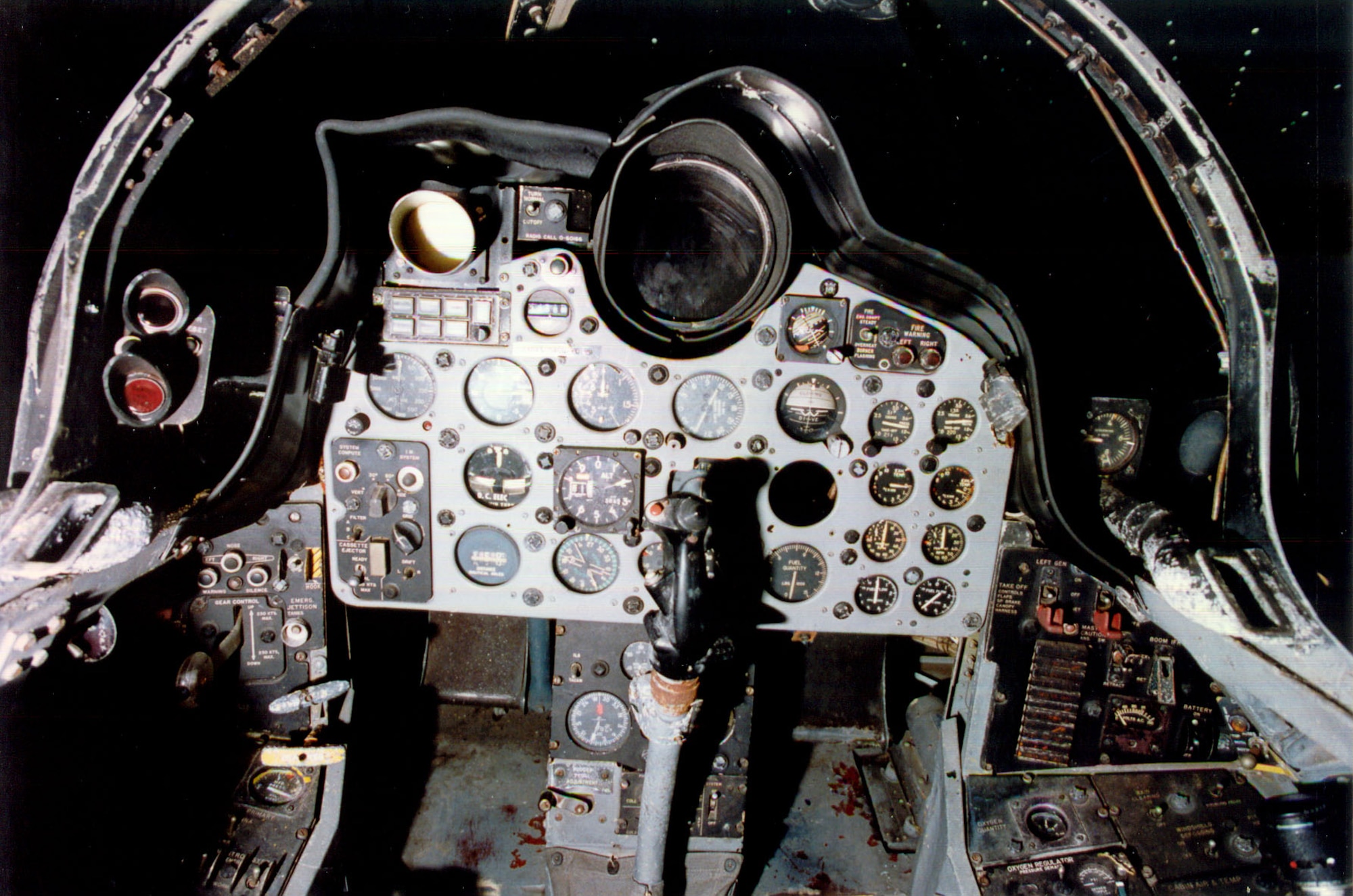 DAYTON, Ohio -- McDonnell RF-101C cockpit at the National Museum of the United States Air Force. (U.S. Air Force photo)
