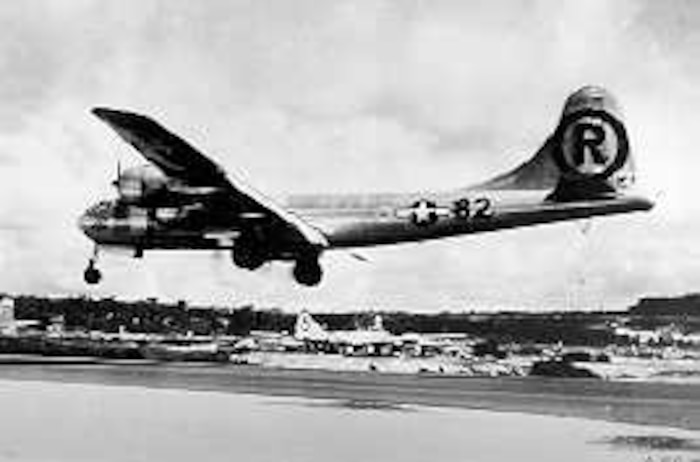 On 17 December 1944 the Army Air Forces established the 509th Composite Group at Wendover Field, Utah, and it immediately began training in fifteen specially-modified Boeing B-29 Superfortress bombers for "special weapons" delivery.