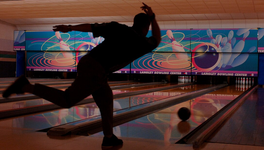 Brian Snyder, chief of testing, training and certification for the Air Force Command, Control, Intelligence, Surveillance and Reconnaissance Center, finished in first place at the Air Force bowling trials camp held Nov. 26 through  Dec. 2 at Fort Dix, N.J. (Photo by Senior Airman Michelle Arslan)