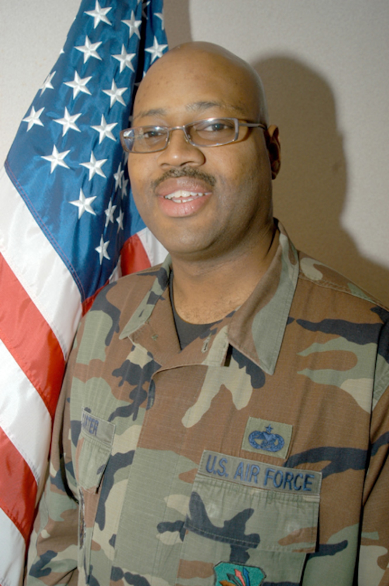 GRISSOM AIR RESERVE BASE, Ind. -- Master Sgt. James Carter, 434th Logistics Readiness Squadron, was selected as the 434th Air Refueling Wing First Sergeant of the Year for 2006. (U.S. Air Force photo/Senior Airman Mark Orders-Woempner)
