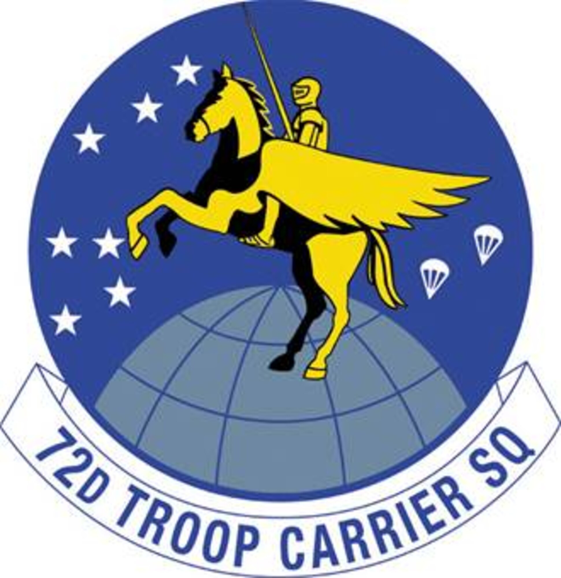 GRISSOM AIR RESERVE BASE, Ind --  The 72nd Air Refueling Squadron has a proud heritage.  The unit traces its history to World War II when it was initially formed as a troop carrier squadron.  This image shows the original 72nd patch.