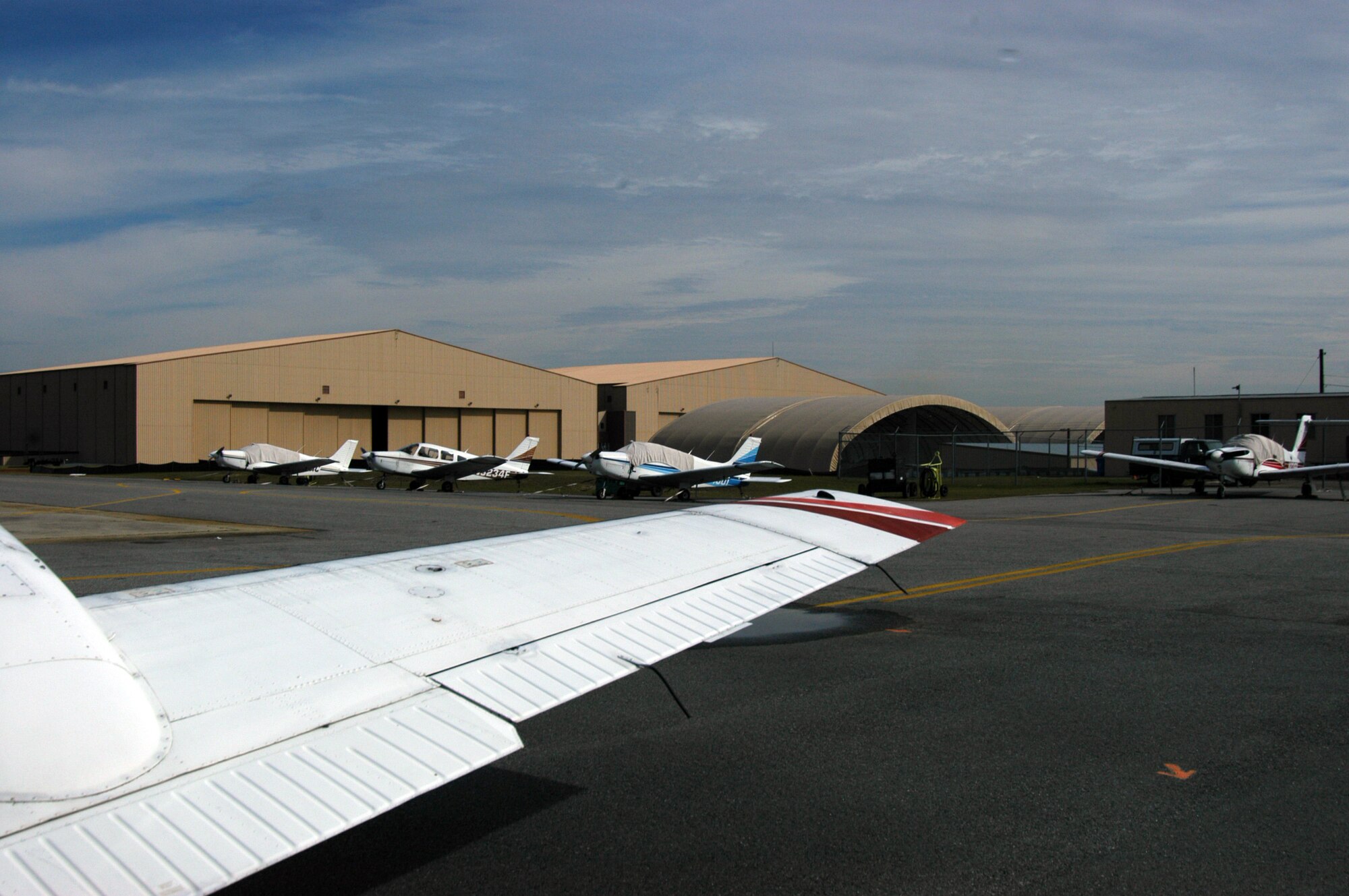 The Robins Air Force Base Aero Club has many general aviation aircraft available to members including three Piper Warriors, a Piper Arrow and a BE-55. For more inforamtion on the Robins Aero Club call (478) 926-4867

                             