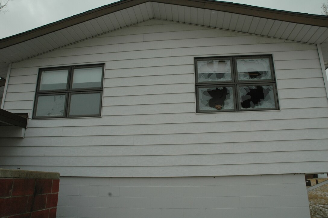 Recent vandalism in military family housing prompts increased patrols, construction of fences and plans for security cameras to be installed. "Individuals who are taking part in this type of criminal activity need to understand that it will not be tolerated," said Col. Renita Alexander, 28th Mission Support Group commander. (U.S. Air Force photo/Airman 1st Class Kristopher Kingan)
