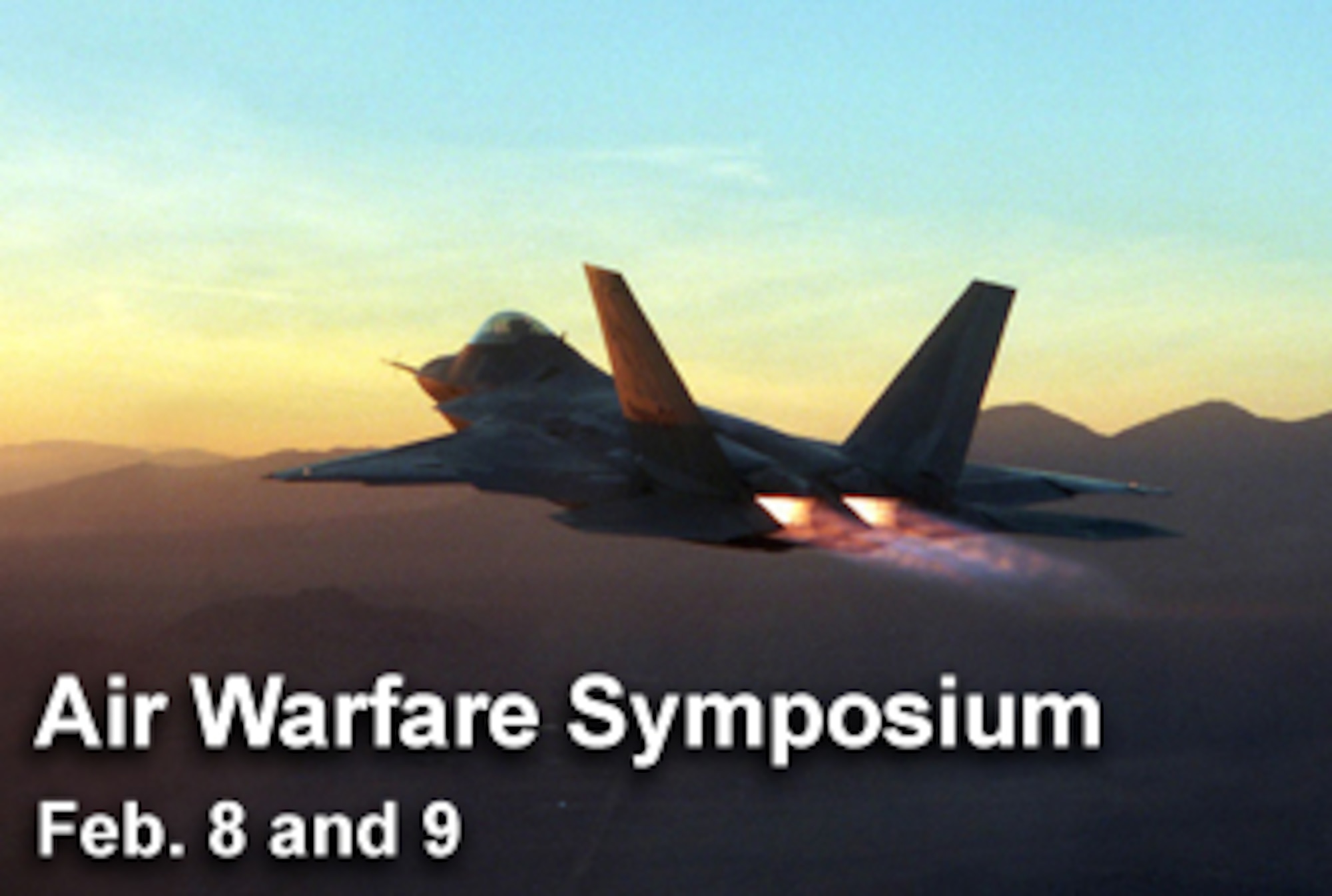 The 23rd Annual Air Warfare Symposium is scheduled for Feb. 8 and 9 in Orlando, Fla., with a theme for this year's symposioum of "Striking the Balance: Today's War, Tomorrow's Threats, Future Technology." (U.S. Air Force photo illustration)