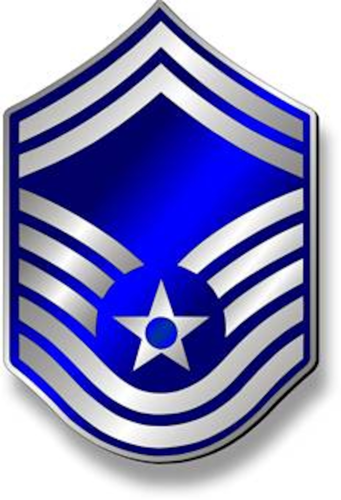 Senior Master Sergeant, SMSgt Stripes (Metallic).  Insignia provided by ITC(SW) MIke Purcell.