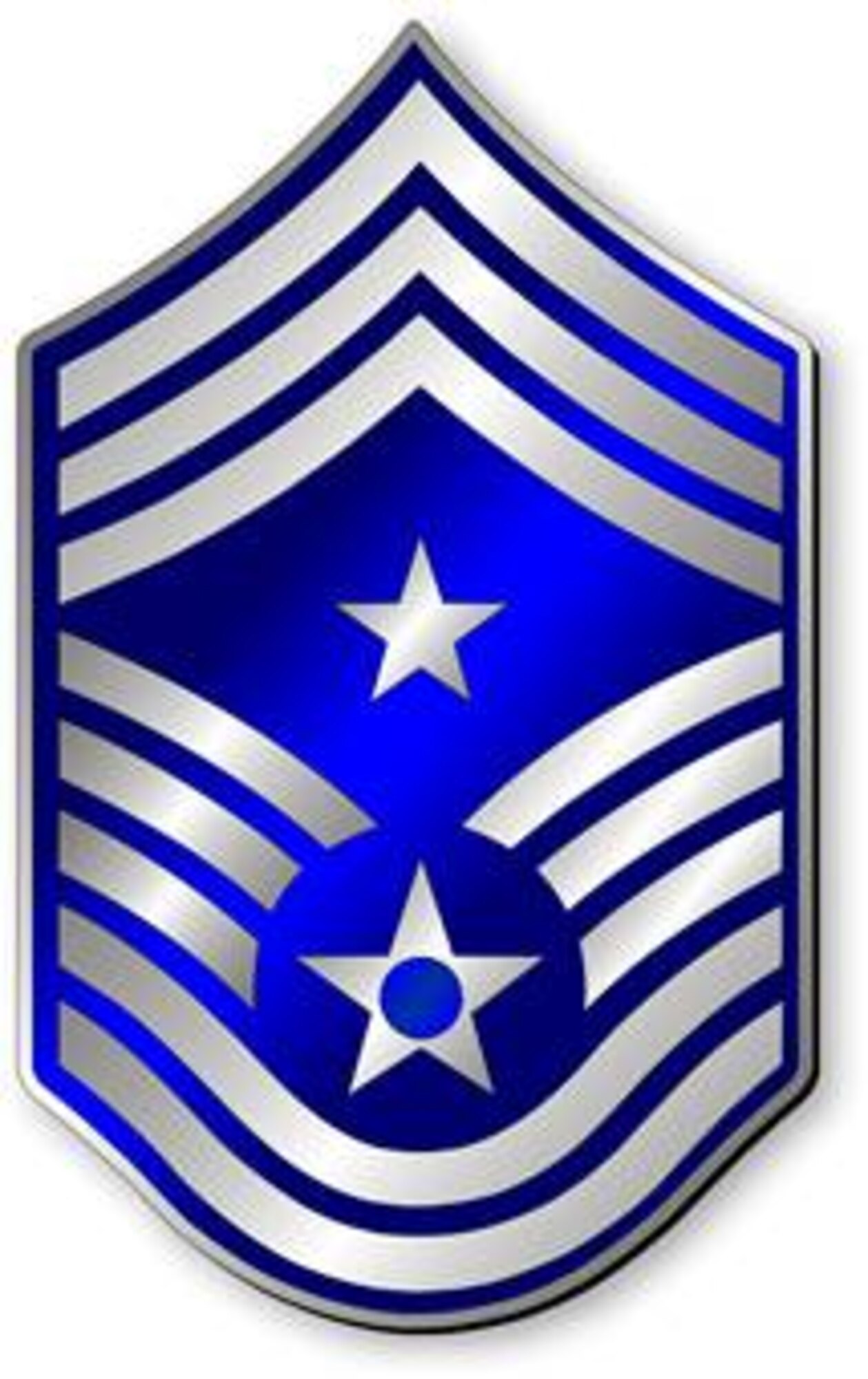 Command Chief Master Sergeant, CMSgt Stripes (Metallic).  Insignia provided by ITC(SW) MIke Purcell.