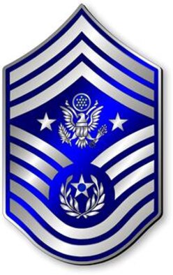Chief Master Sergeant of the Air Force, CMSAF stripes (Metallic).  Insignia provided by ITC(SW) MIke Purcell.