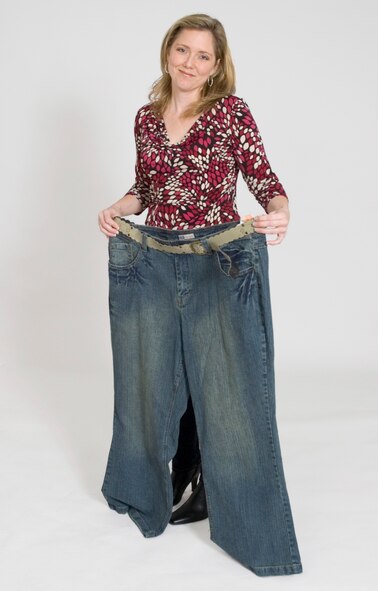 Diana Harmon has lost 115 pounds over the past two years through hard work, dedication and education. (Air Force photo)

