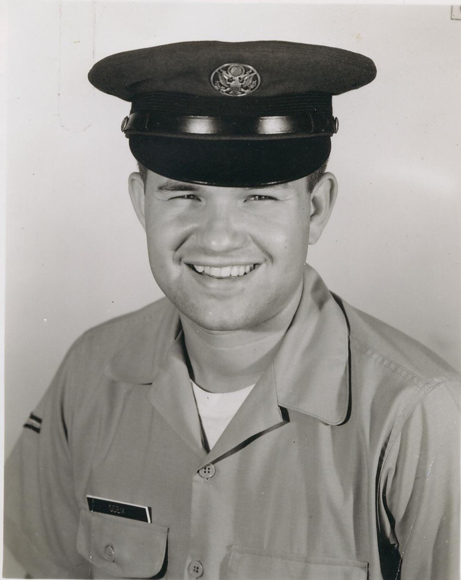 David Odem in his early days as an Air Force Airman.