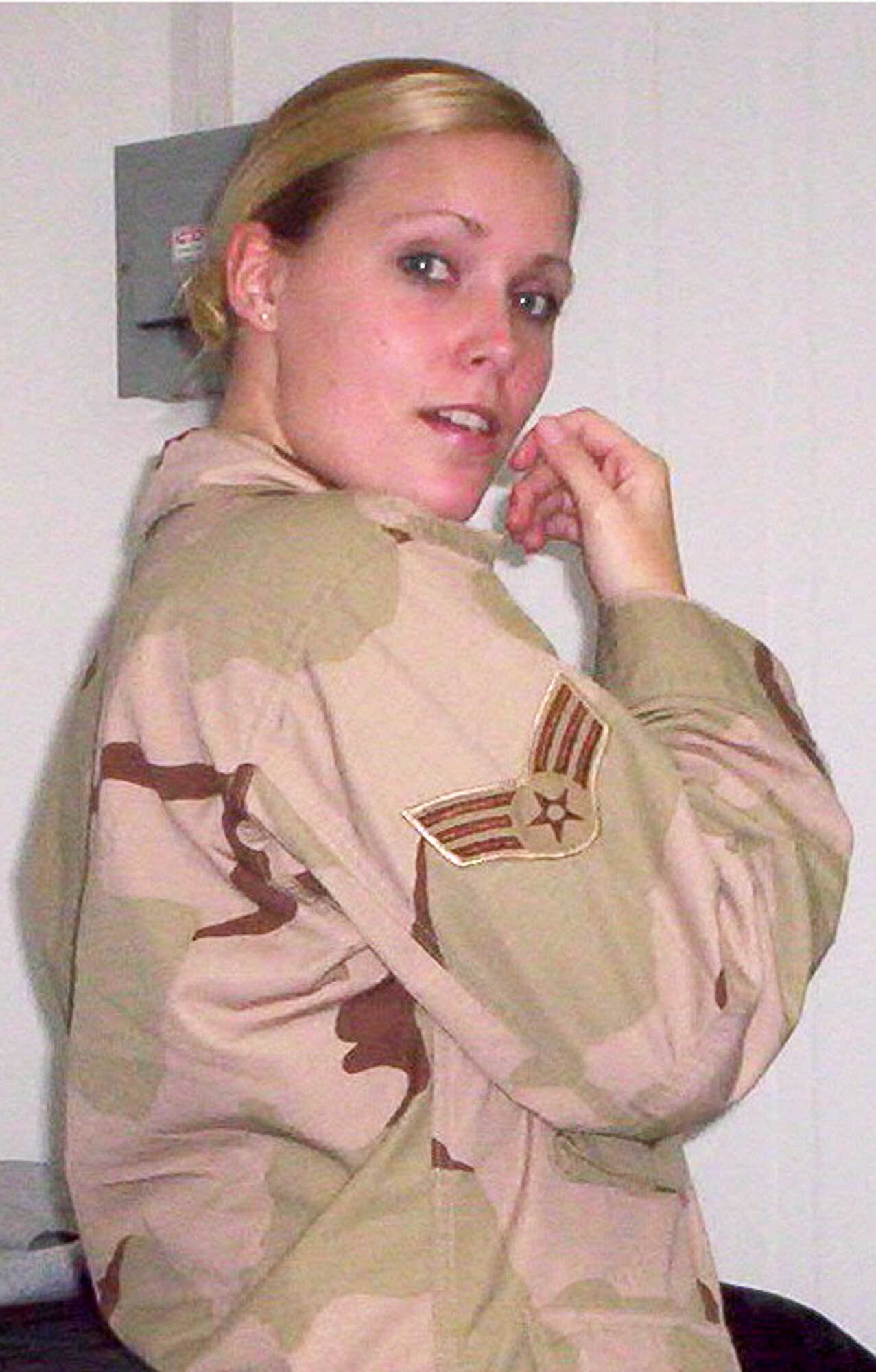 from the front