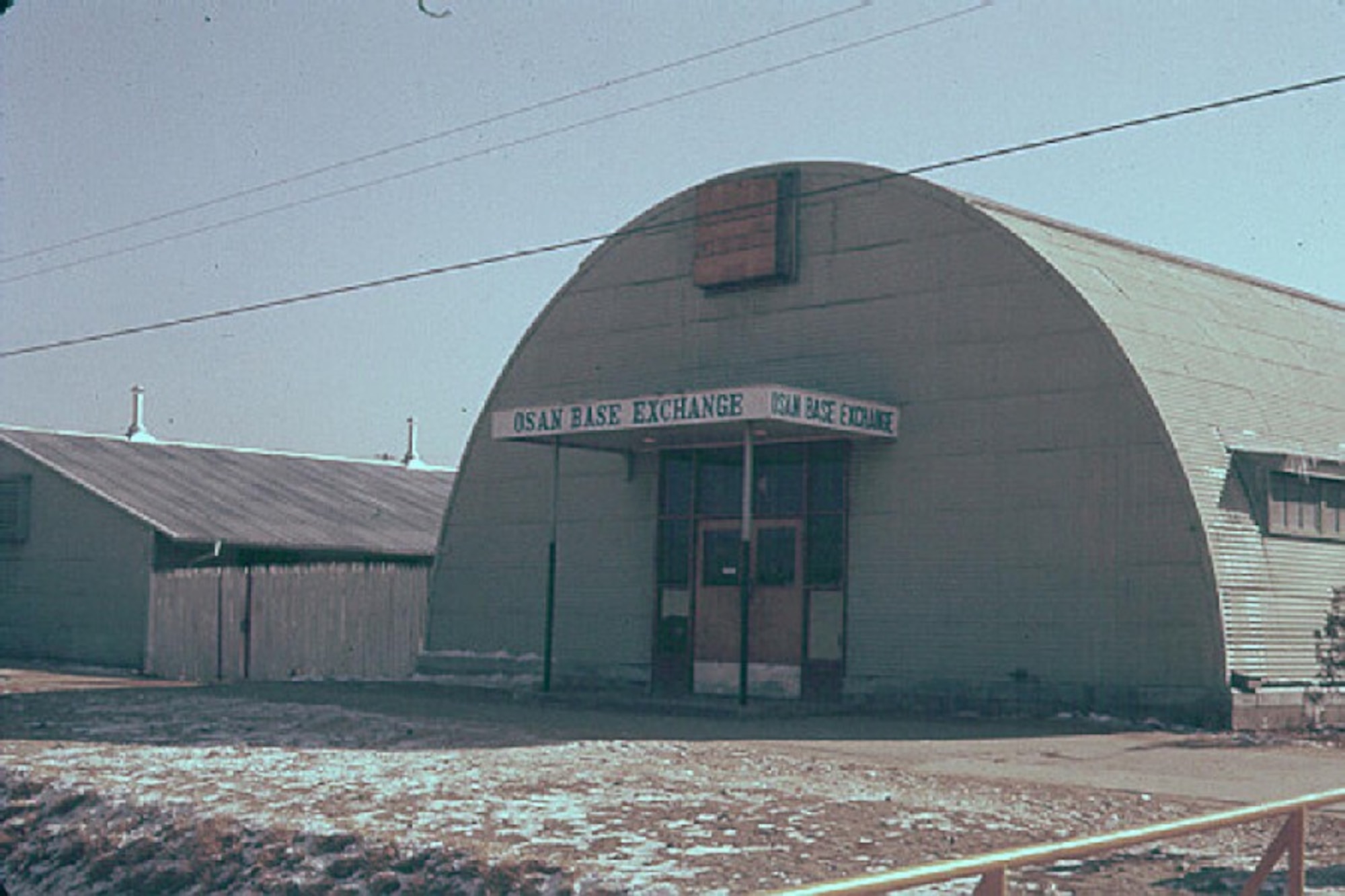 Osan Base Exchange in the late 1950's.