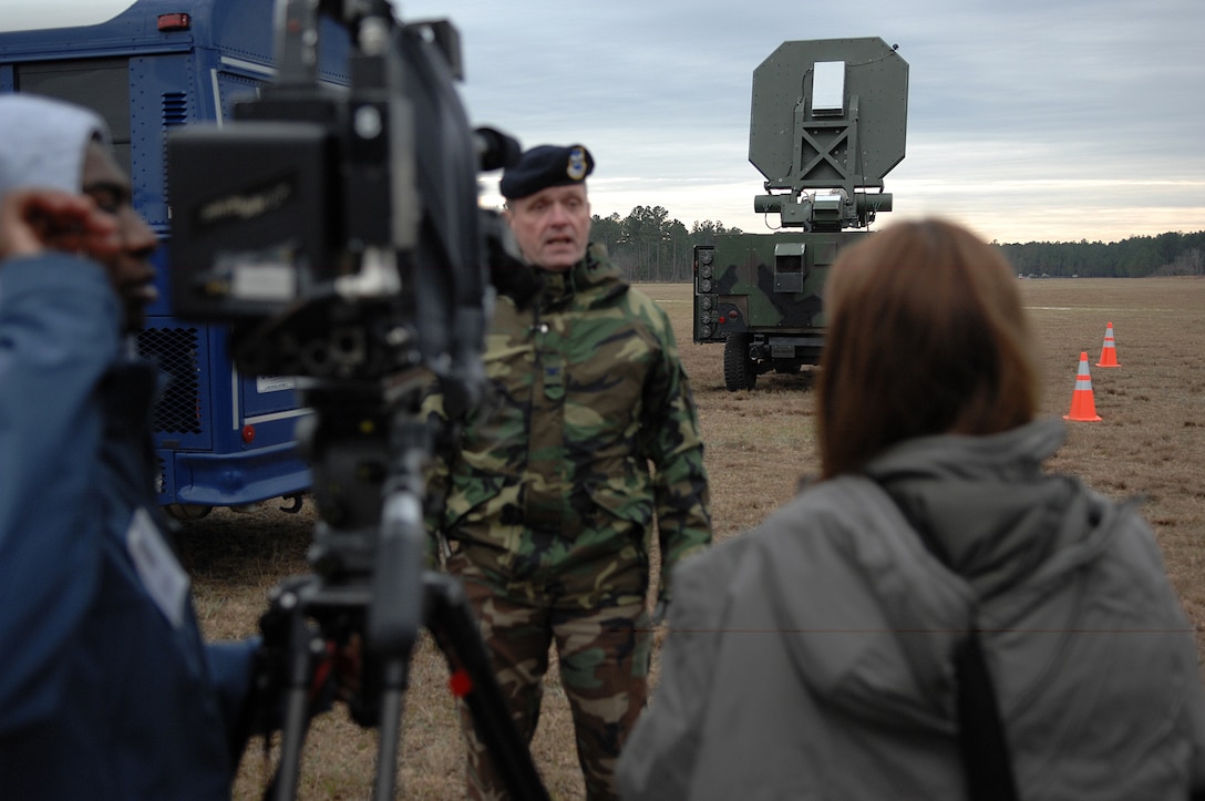 Air Force Col. John R. Decknick, commander of 820th Security Forces ...