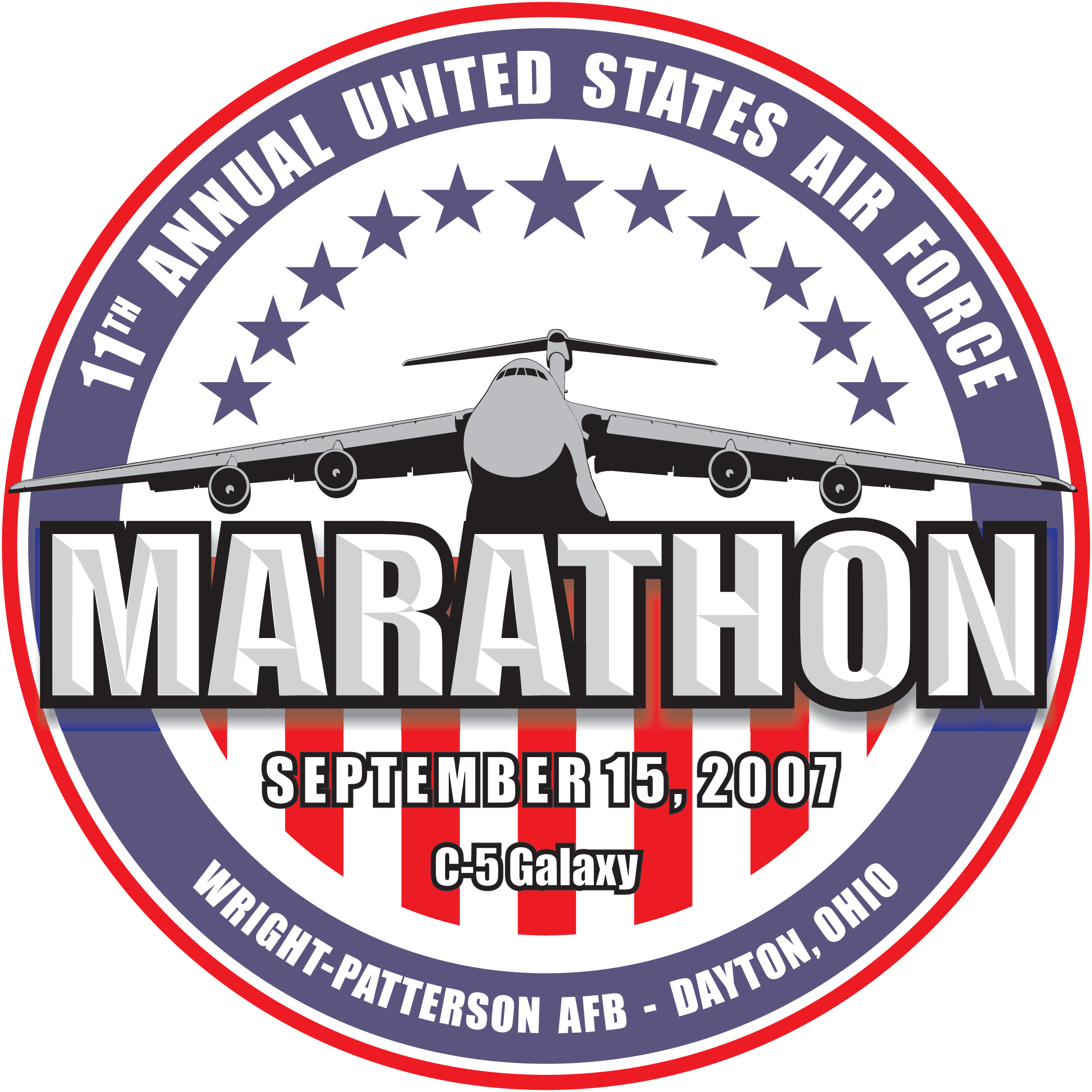 2007 USAF Marathon Logo