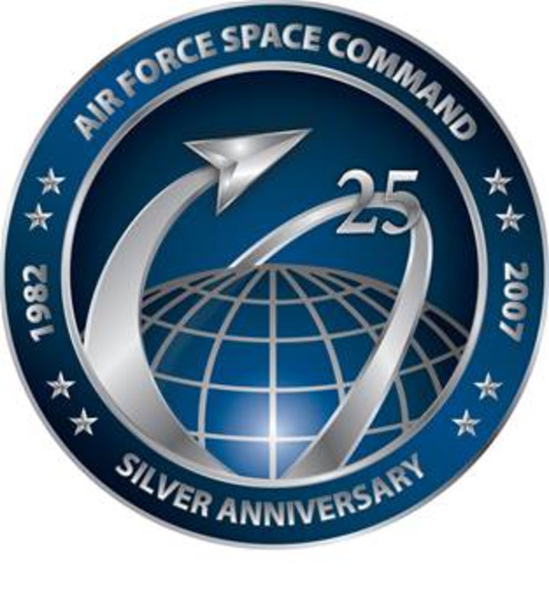 Air Force Space Command 25th Anniversary Logo