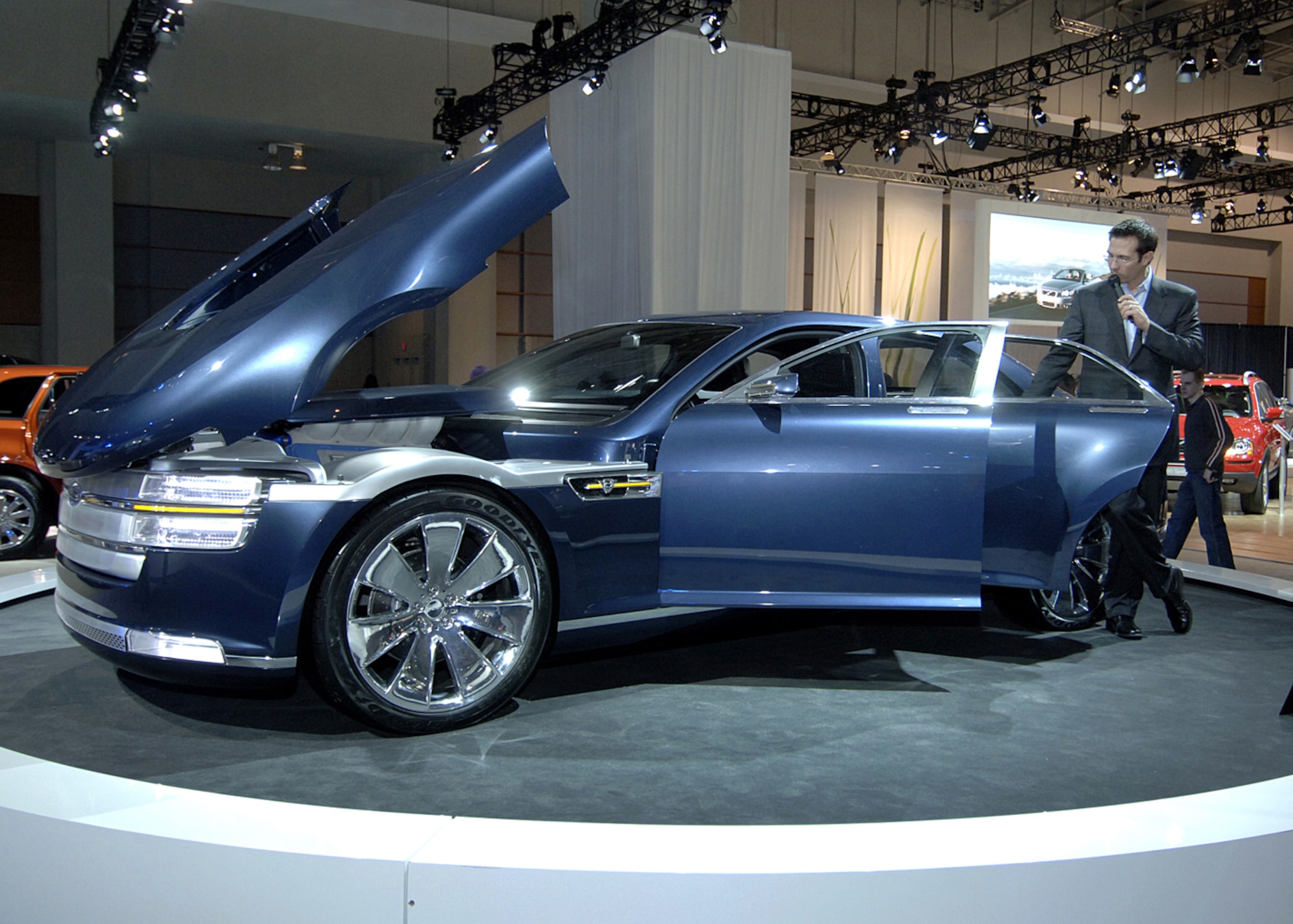 Ford Interceptor is a step above the two door Mustang. (U.S. Air Force photo by Thomas Dennis)