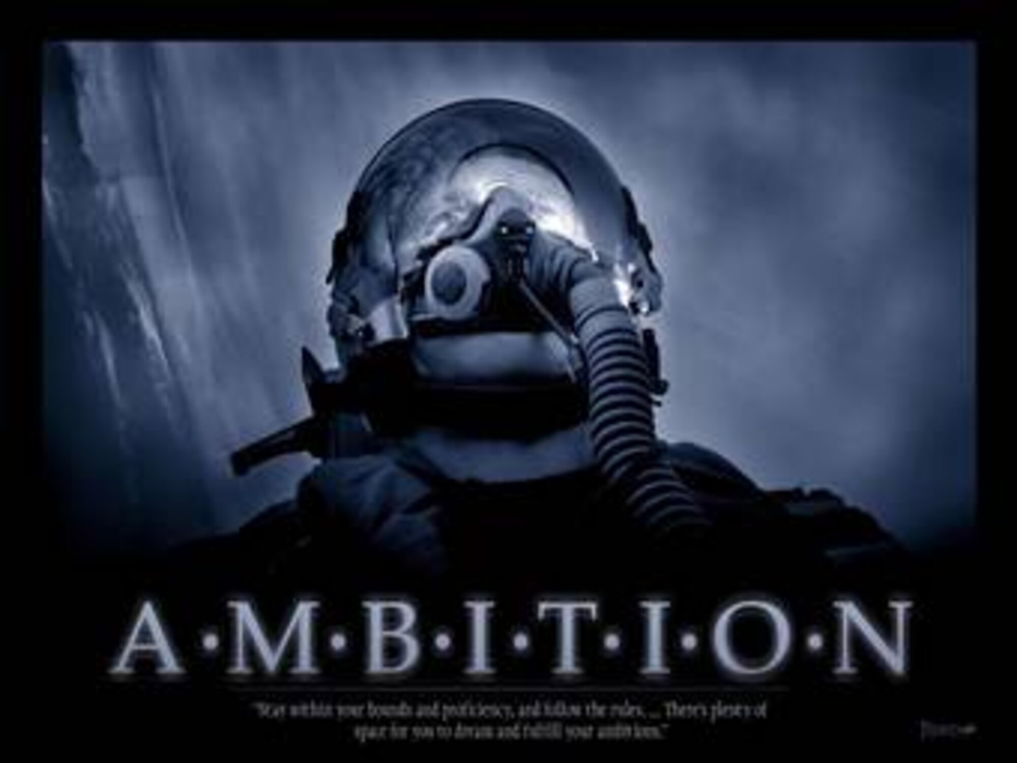 AMBITION Poster, (photo by Tech. Sgt. Jeffrey Allen)
