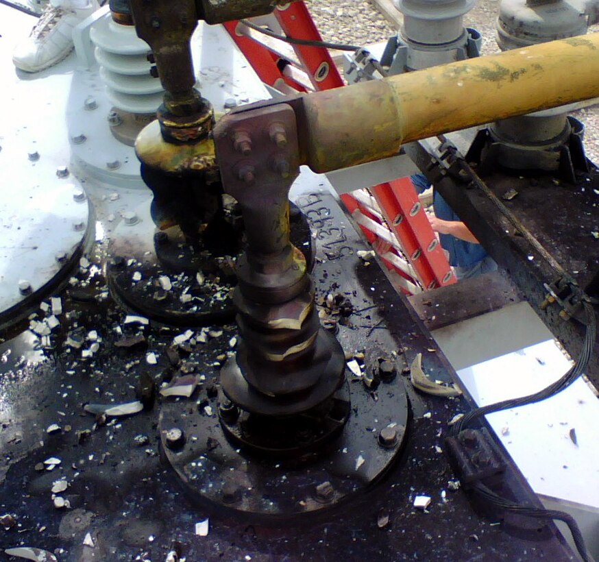 On July 1, one of the base's primary electrical transformers at the electrical substation failed.  Electricians have restored all service by routing through the one remaining transformer, and repair efforts are underway.  

While the remaining transformer can handle the load, the 82nd Civil Engineer Squadron asks that people power down all unnecessary electrical devices basewide: lights, lamps, monitors, etc. to avoid overloading the remaining transformer or requiring use of emergency generators.  Once the transformer has been repaired and tested, updates on its status will be released. (U.S. Air Force photo/courtesy of 82nd Civil Engineer Squadron)
