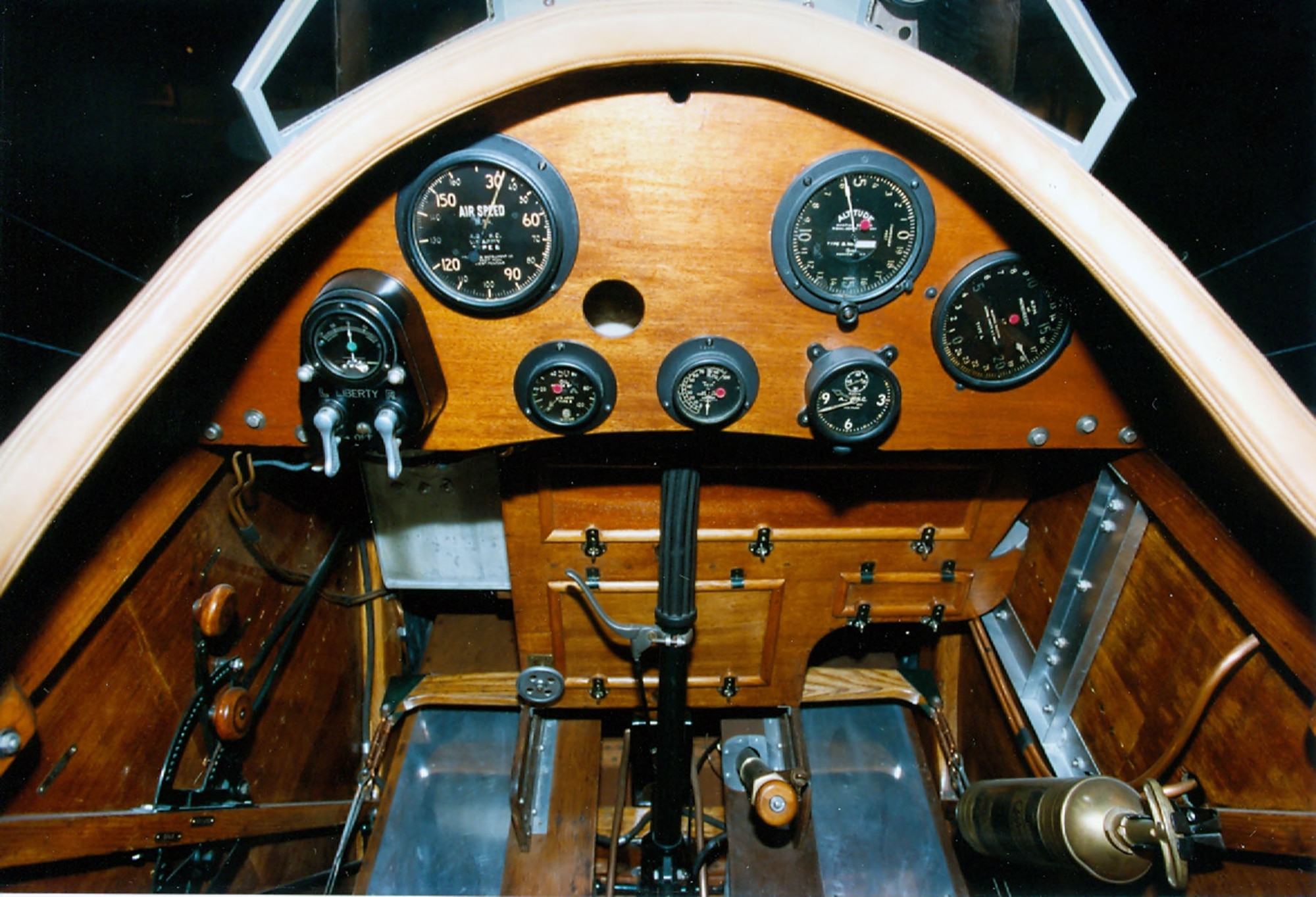 DAYTON, Ohio -- Packard LePere LUSAC cockpit at the National Museum of the United States Air Force. (U.S. Air Force photo)