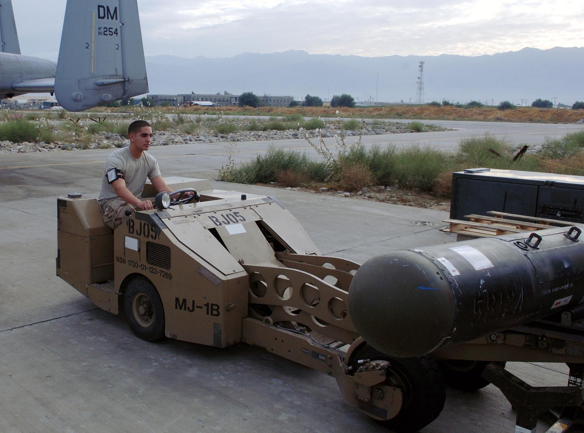 Most parents never know what it’s like for their children at a deployed location, but that is certainly not the case for Senior Airman Vincent Lopez, an A-10 weapons loader, since his father and stepmother are also deployed to Bagram Airfield, Afghanistan. (Courtesy photo)