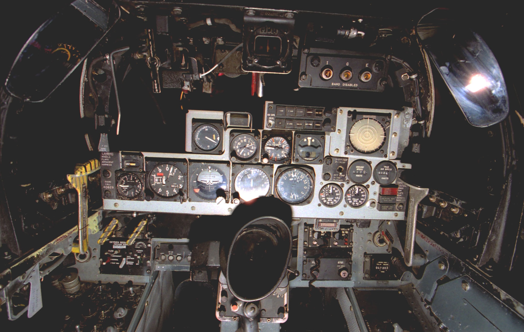 DAYTON, Ohio -- McDonnell Douglas F-4C cockpit at the National Museum of the United States Air Force. (U.S. Air Force photo)