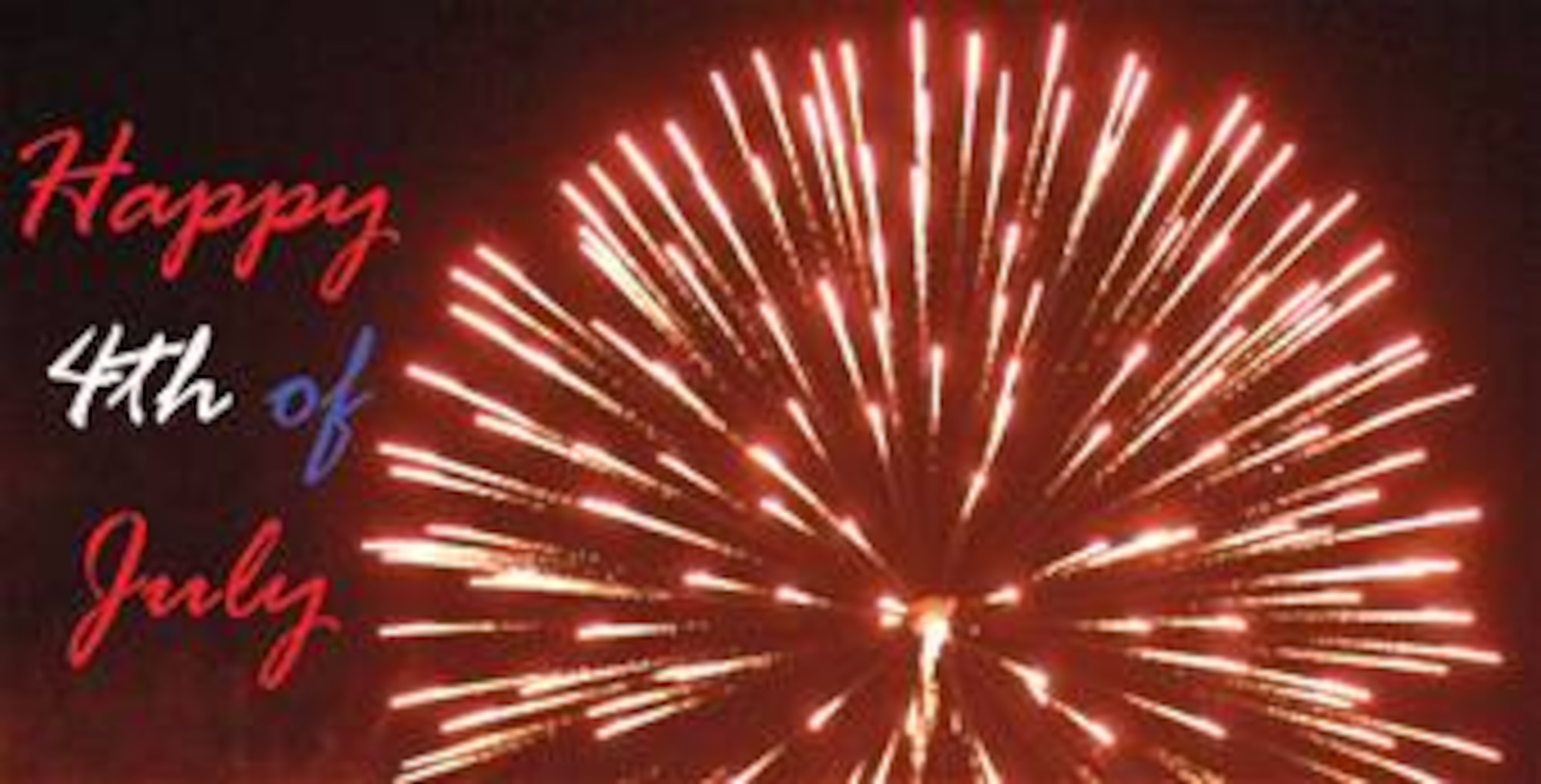 MINOT AIR FORCE BASE, N.D. -- Minot Air Force Base will celebrate Independence Day with a free picnic and fireworks display for base residents.  The picnic will begin at 5 p.m. July 4, at Bud Ebert Park. Free hotdogs, hamburgers, chips and soda will be available. The picnic will conclude with a fireworks display at approximately 10:30 p.m. or when darkness falls (U.S. Air Force Graphic)