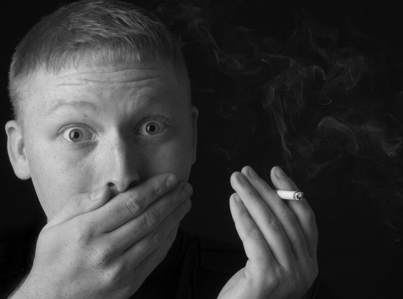 England introduced the smoke-free law July 1, making smoking against the law in nearly all 'enclosed' and 'substantially enclosed' public places and workplaces. Active duty U.S. Air Force members are already used to restrictions on smoking in government facilities due to the prohibitions described in Air Force Instruction 40-102, published June 3, 2002. However, smokers should be aware of the new law in England, which will result in a fine for anyone caught smoking in any of these places. (U.S. Air Force photo by: Tech. Sgt. Tracy L. DeMarco)