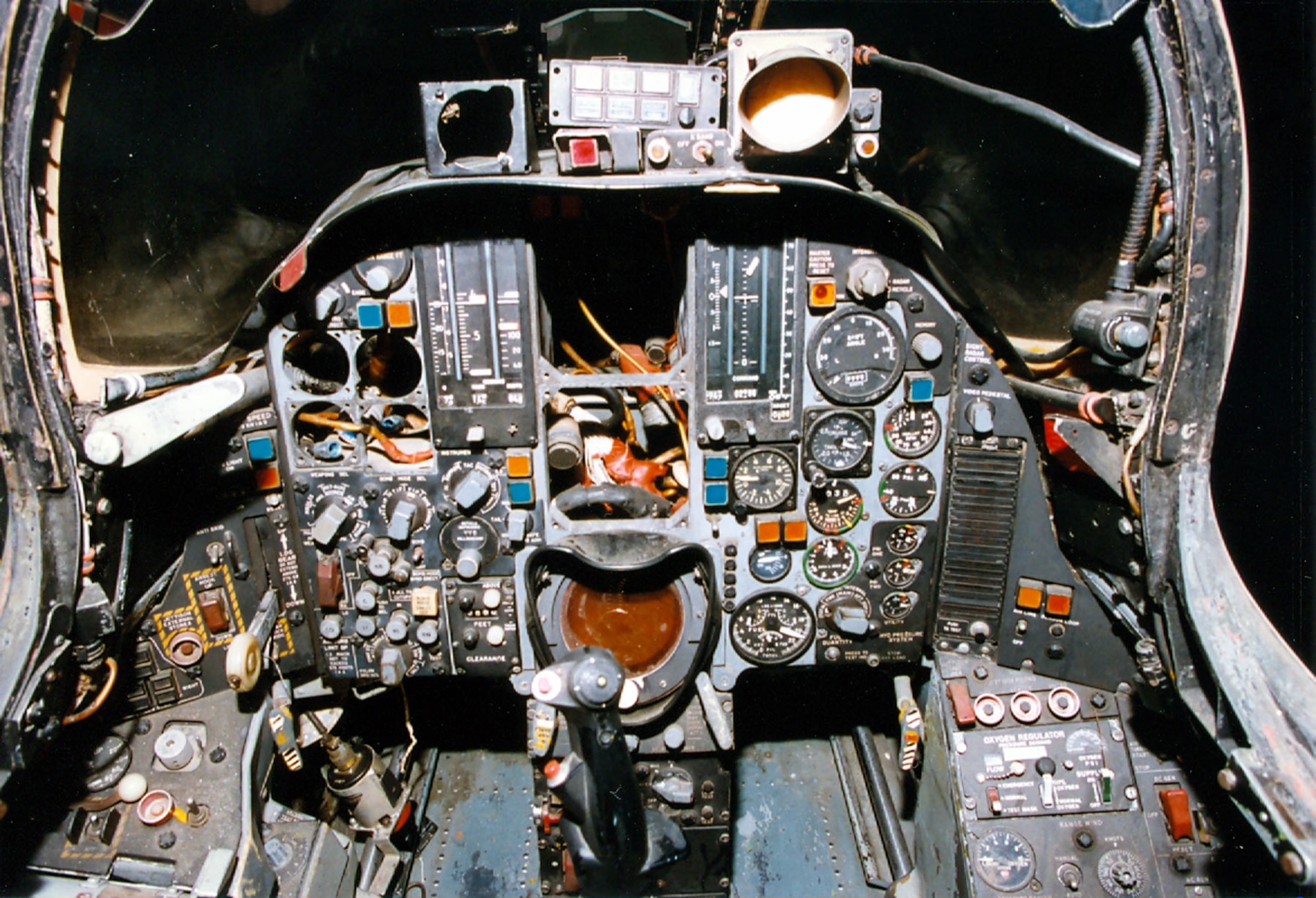 DAYTON, Ohio -- Republic F-105D cockpit at the National Museum of the United States Air Force. (U.S. Air Force photo)