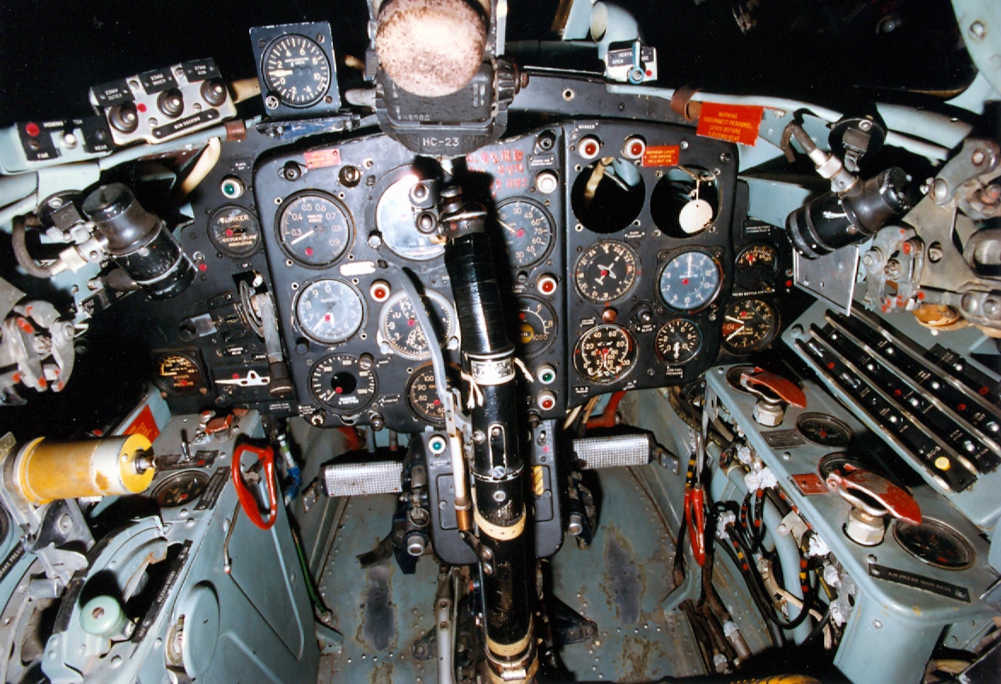 DAYTON, Ohio -- Mikoyan-Gurevich MiG-15 cockpit at the National Museum of the United States Air Force. (U.S. Air Force photo)