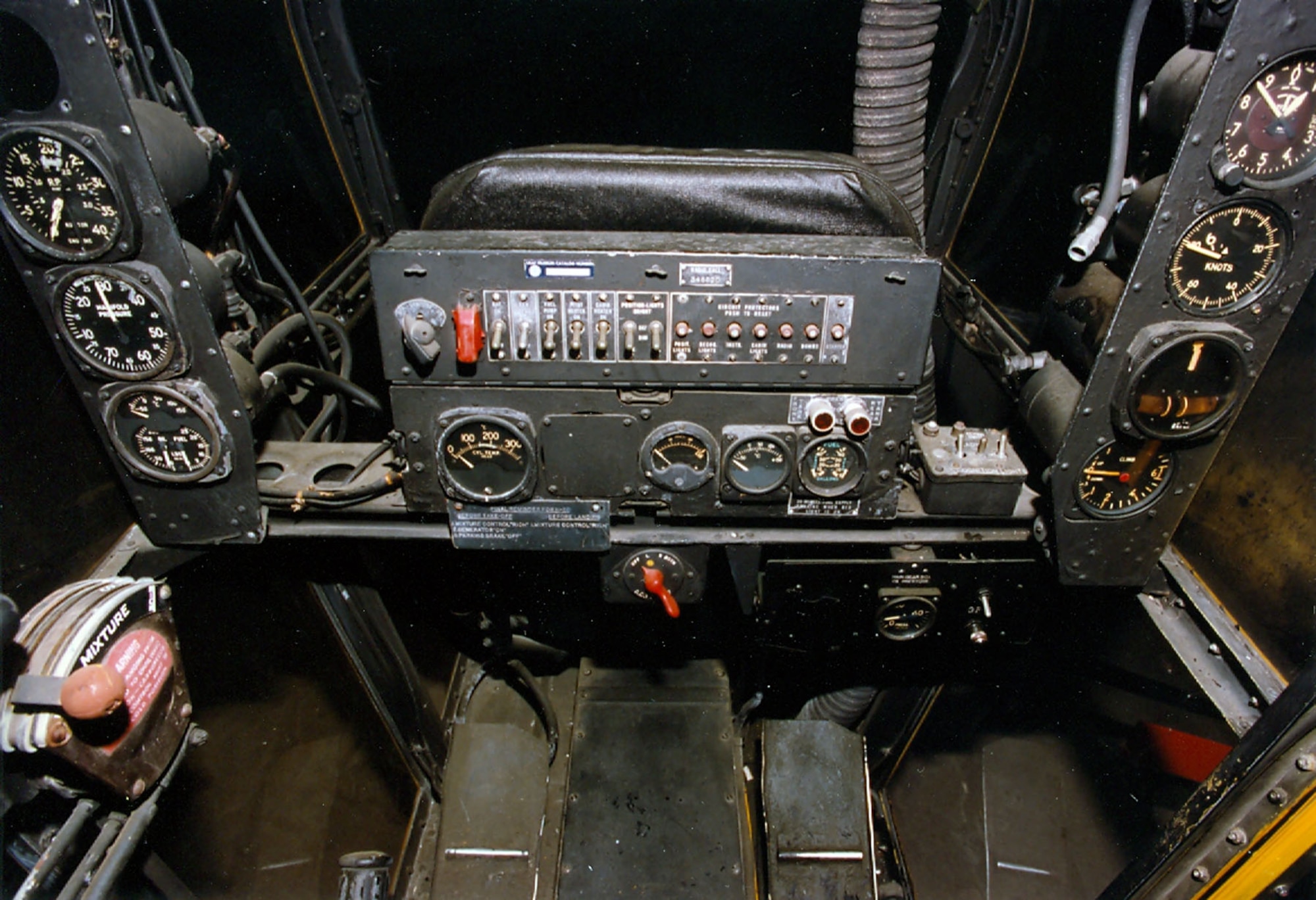 DAYTON, Ohio -- Consolidated OA-10 cockpit at the National Museum of the United States Air Force. (U.S. Air Force photo)
