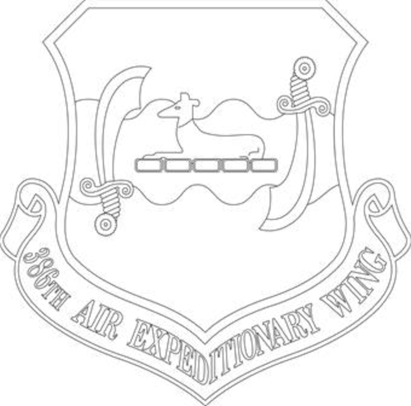 386th Air Expeditionary Wing (Black & White)