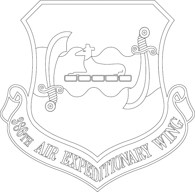 386th Air Expeditionary Wing (Black & White)