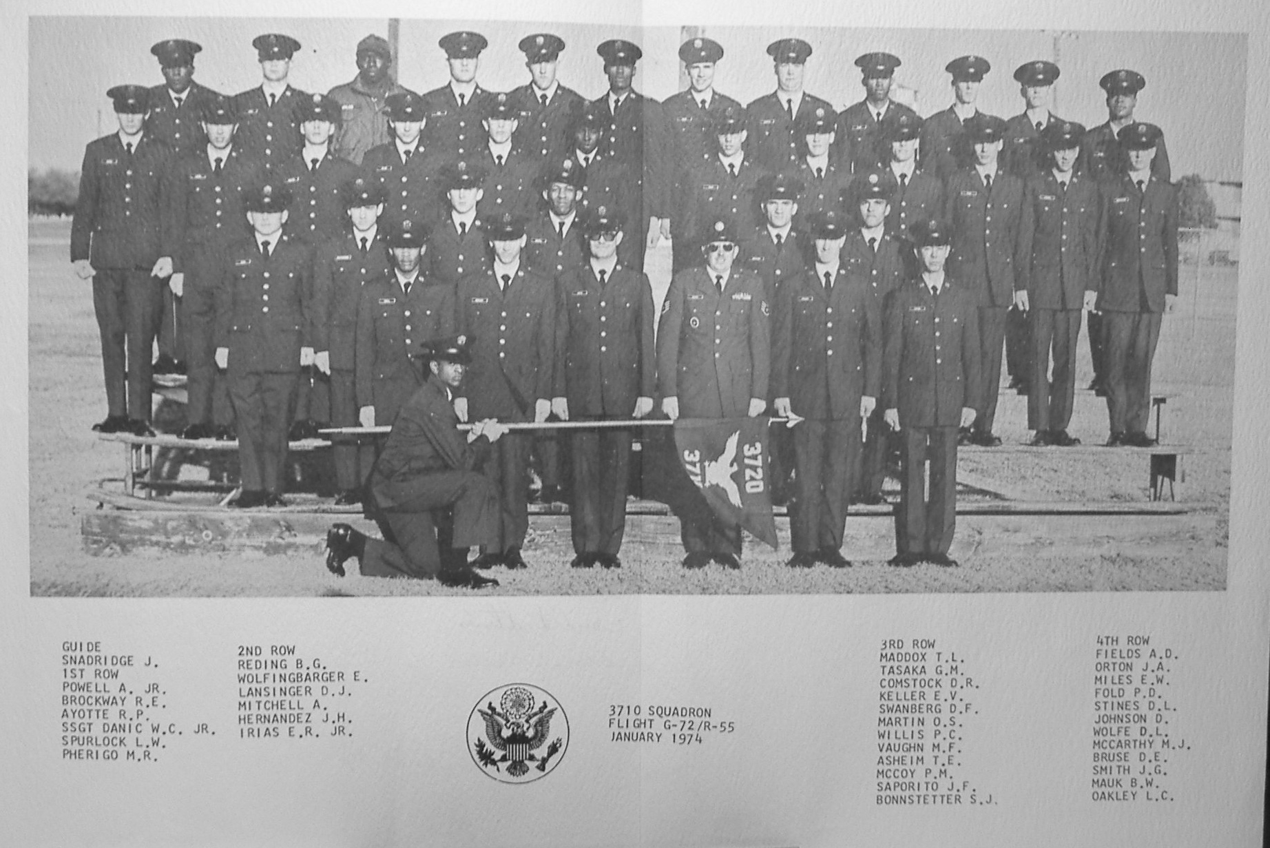 3710 Flt G-72/R-55 Jan 1974