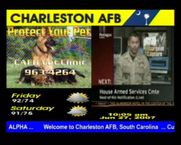 Airmen can now view cable by using Internet Protocol Television through desktop computers. (Courtesy photo)