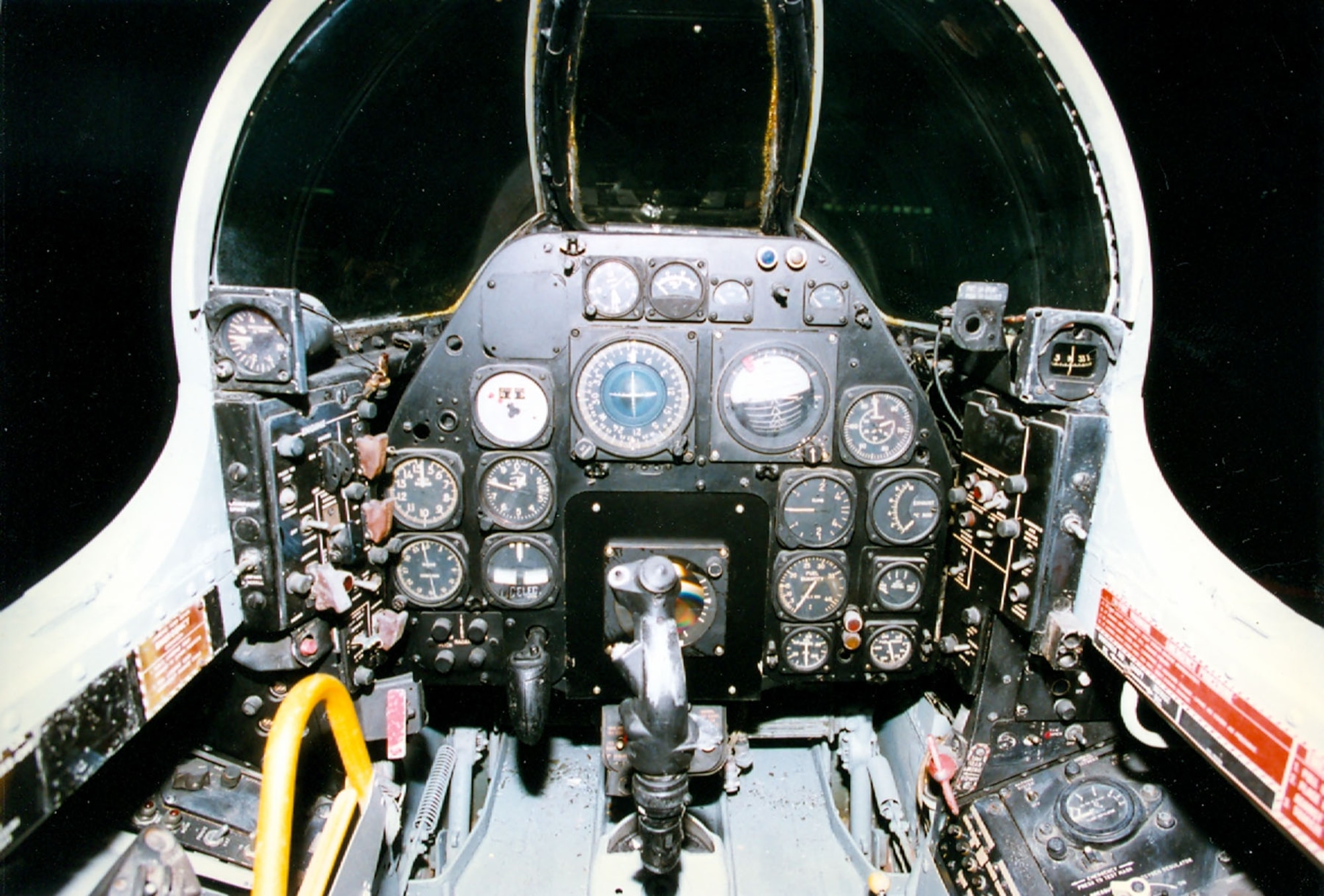 DAYTON, Ohio -- North American F-86D cockpit at the National Museum of the United States Air Force. (U.S. Air Force photo)
