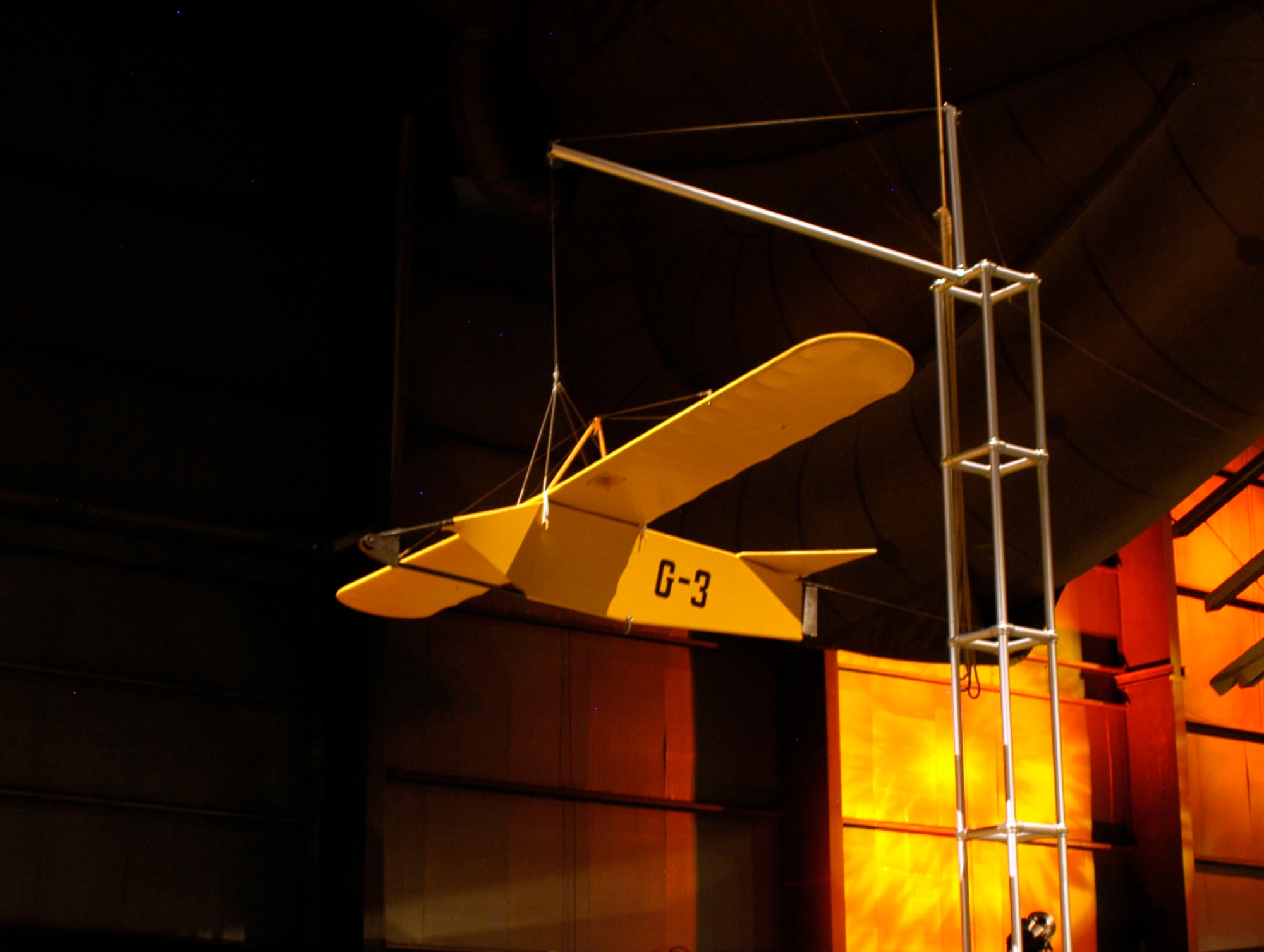 DAYTON, Ohio -- The G-3 target glider in the Early Years Gallery at the National Museum of the United States Air Force. (U.S. Air Force photo)