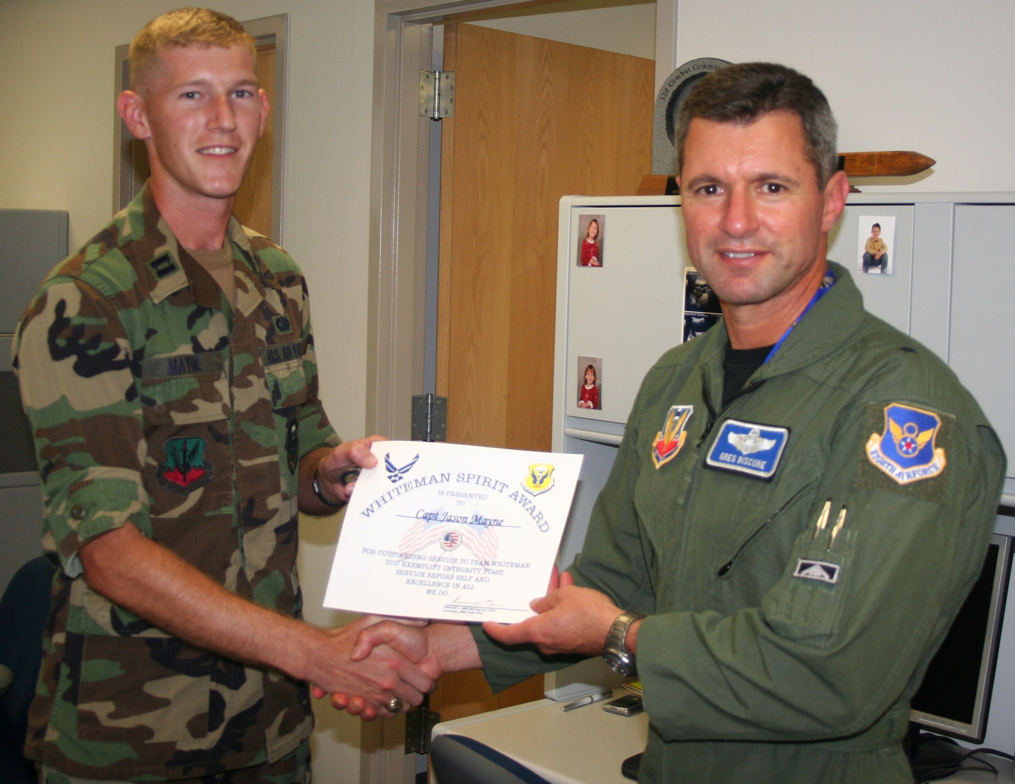 Capt. Jason Mayne, 509th Communications Squadron. (U.S. Air Force photo/Maj. Joe DellaVedova)
