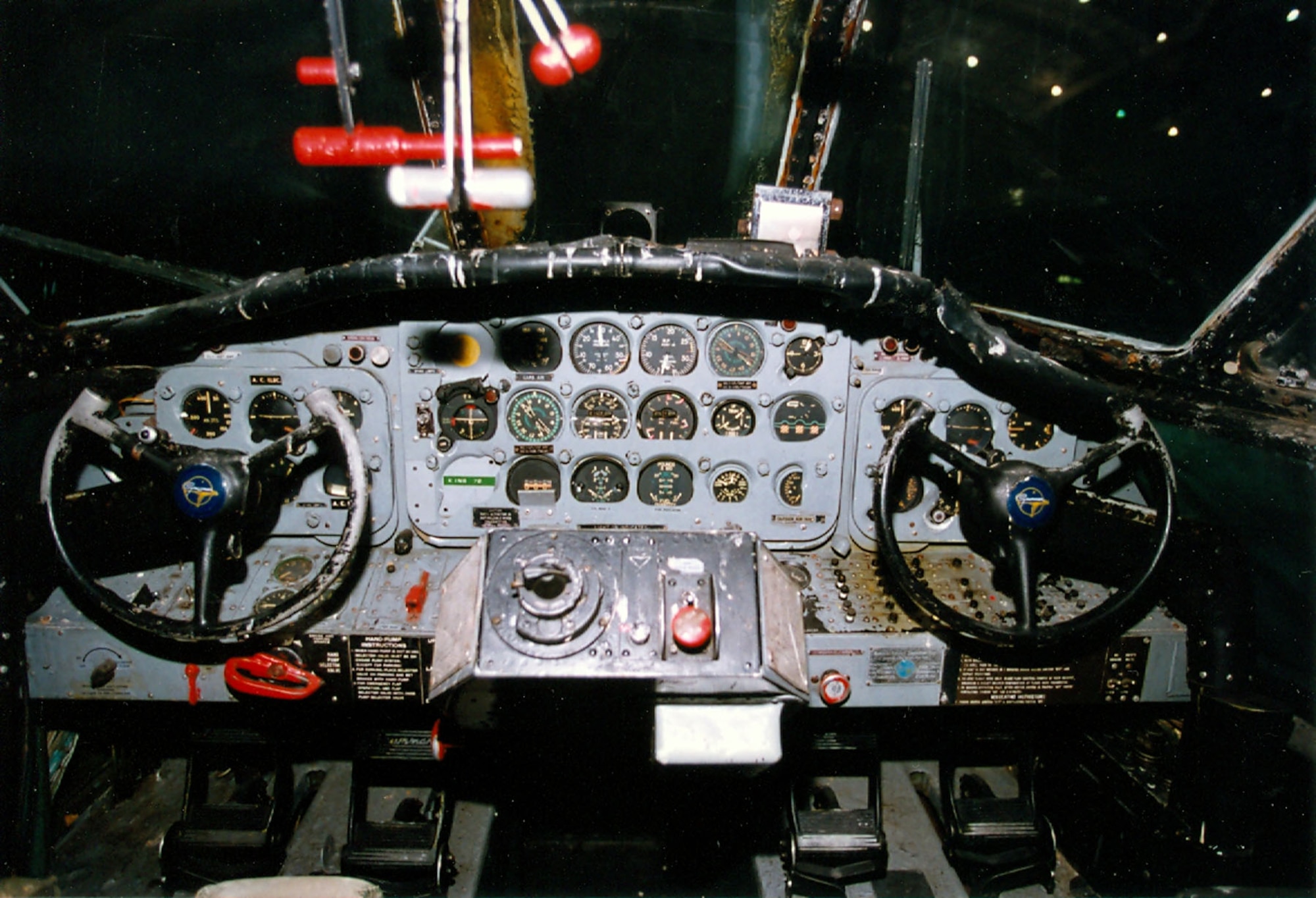 DAYTON, Ohio -- Grumman HU-16B cockpit at the National Museum of the United States Air Force. (U.S. Air Force photo)